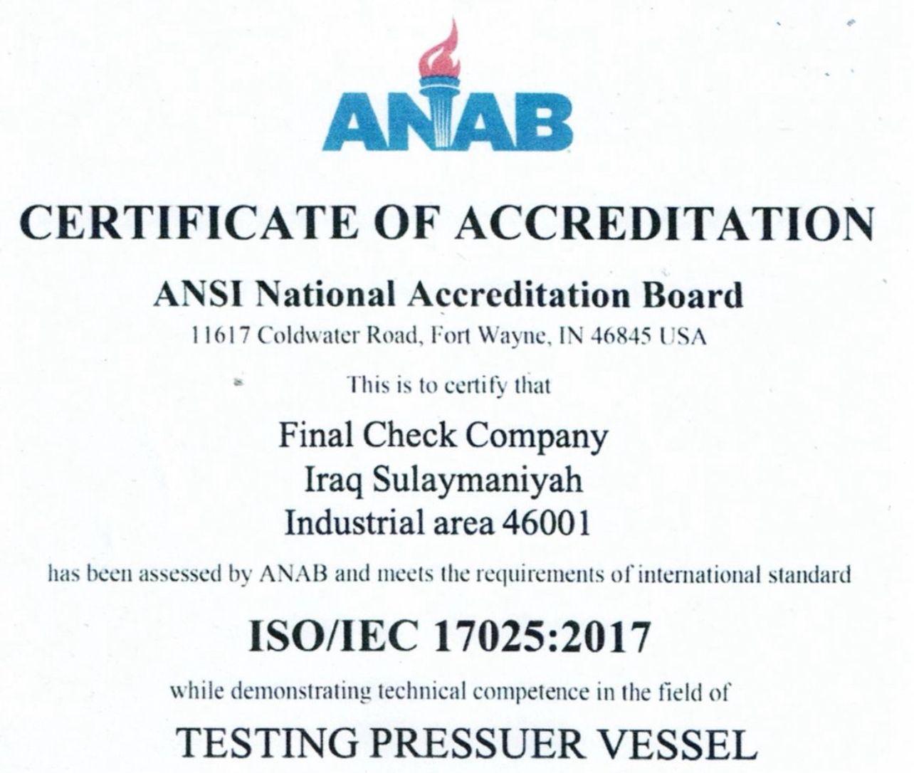 Technical Assessment Publication