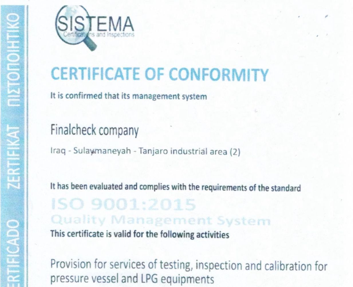 Certification Process Publication